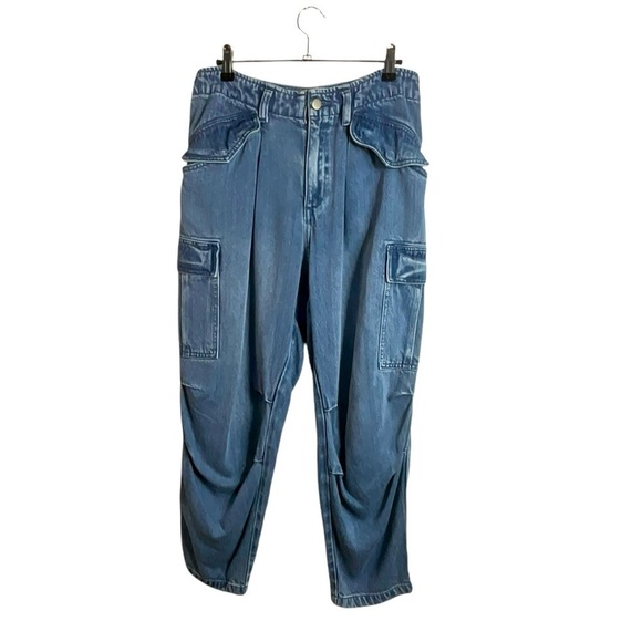 Lucky Brand Liquid Denim Luxe Cargo Jeans - Picture 7 of 14